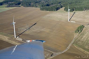 Wind turbines in Venice