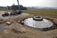 Hotov beton spodn sti zkladov patky